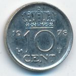 Netherlands, 10 центов (1978 г.)