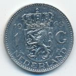 Netherlands, 1 гульден (1969 г.)