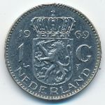 Netherlands, 1 гульден (1969 г.)