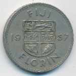 Fiji, 1 флорин (1957 г.)