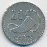 Fiji, 20 центов (1969 г.)
