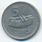 Fiji, 5 центов (1981 г.)
