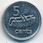 Fiji, 5 центов (1995 г.)