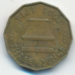 Fiji, 3 пенса (1963 г.)