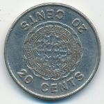 Solomon Islands, 20 центов (1989 г.)