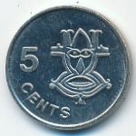 Solomon Islands, 5 центов (1996 г.)