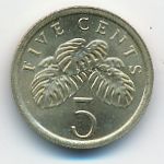 Singapore, 5 центов (1988 г.)