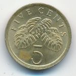 Singapore, 5 центов (1989 г.)