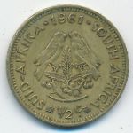 South Africa, 1/2 цента (1961 г.)