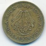 South Africa, 1/2 цента (1962 г.)