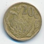 South Africa, 20 центов (1994 г.)