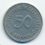 West Germany, 50 пфеннигов (1950 г.)