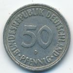 West Germany, 50 пфеннигов (1969 г.)