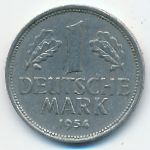 West Germany, 1 марка (1954 г.)