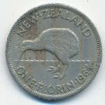 New Zealand, 1 флорин (1964 г.)