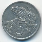 New Zealand, 5 центов (1969 г.)
