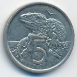 New Zealand, 5 центов (1975 г.)