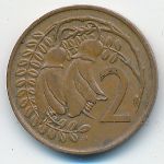 New Zealand, 2 цента (1967 г.)