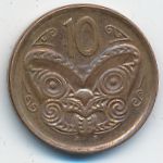 New Zealand, 10 центов (2006 г.)