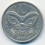 New Zealand, 10 центов (1967 г.)