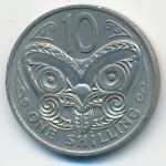 New Zealand, 10 центов (1967 г.)