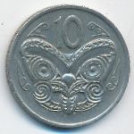 New Zealand, 10 центов (1977 г.)