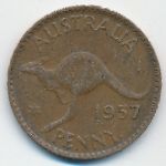 Австралия, 1 пенни (1957 г.)