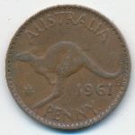 Австралия, 1 пенни (1961 г.)