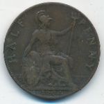 Великобритания, 1/2 пенни (1904 г.)