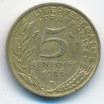 France, 5 сентим (1966 г.)