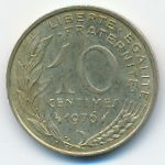 France, 10 сентим (1976 г.)