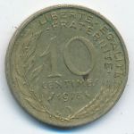 France, 10 сентим (1974 г.)
