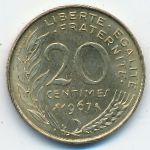 France, 20 сентим (1967 г.)