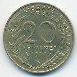 France, 20 сентим (1978 г.)