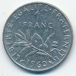 France, 1 франк (1960 г.)