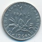 France, 1 франк (1964 г.)