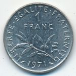 France, 1 франк (1971 г.)
