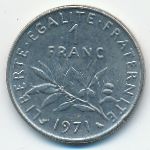 France, 1 франк (1971 г.)