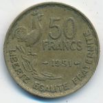 France, 50 франков (1951 г.)