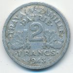 France, 2 франка (1943 г.)