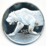 Виргинские острова, 25 долларов (1993 г.)