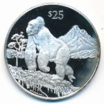 Виргинские острова, 25 долларов (1993 г.)