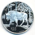 Виргинские острова, 25 долларов (1993 г.)