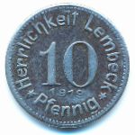 Лембек., 10 пфеннигов (1919 г.)