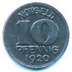 Халл., 10 пфеннигов (1920 г.)