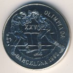 Cuba, 1 peso, 1989