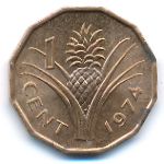 Swaziland, 1 цент (1974 г.)