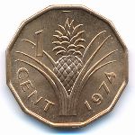 Swaziland, 1 цент (1974 г.)