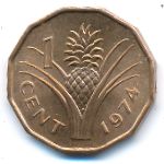 Swaziland, 1 цент (1974 г.)