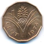 Swaziland, 1 цент (1974 г.)